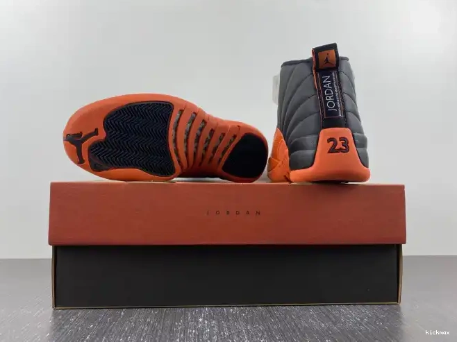 Rep MAX Jordan 12 Air FD9101-081 WMNS Brilliant Orange 0419